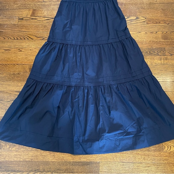 Quince Navy Tiered Maxi Dress - Picture 7 of 16